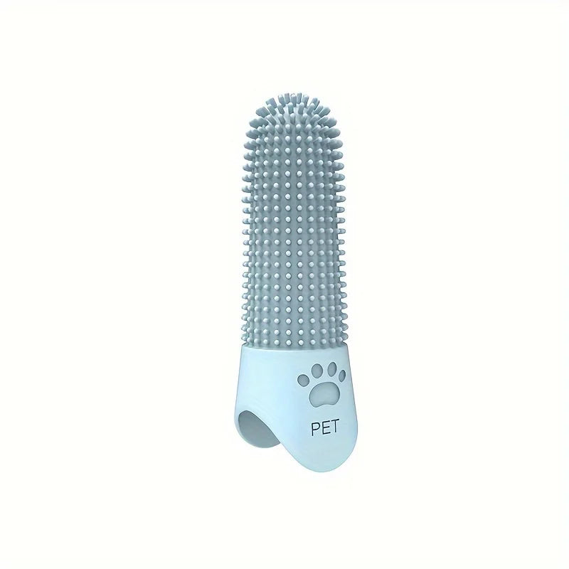 Hairy Pooch 360° Silicone Finger Toothbrush for Dogs & Cats – Soft, Durable Pet Dental Cleaning Tool, Fits All Breeds