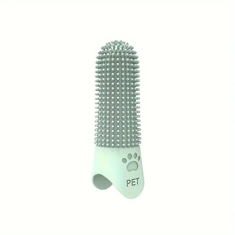 Hairy Pooch 360° Silicone Finger Toothbrush for Dogs & Cats – Soft, Durable Pet Dental Cleaning Tool, Fits All Breeds