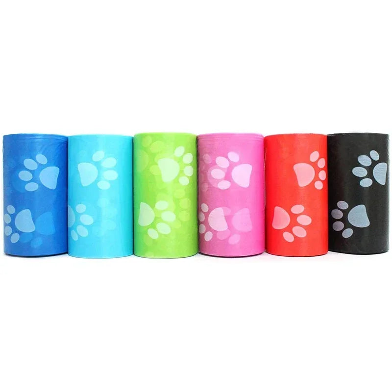 Hairy Pooch Dog Poop Bags – Extra-Thick, Leak-Proof & Lightly Scented, 75 Bags (5 Rolls)