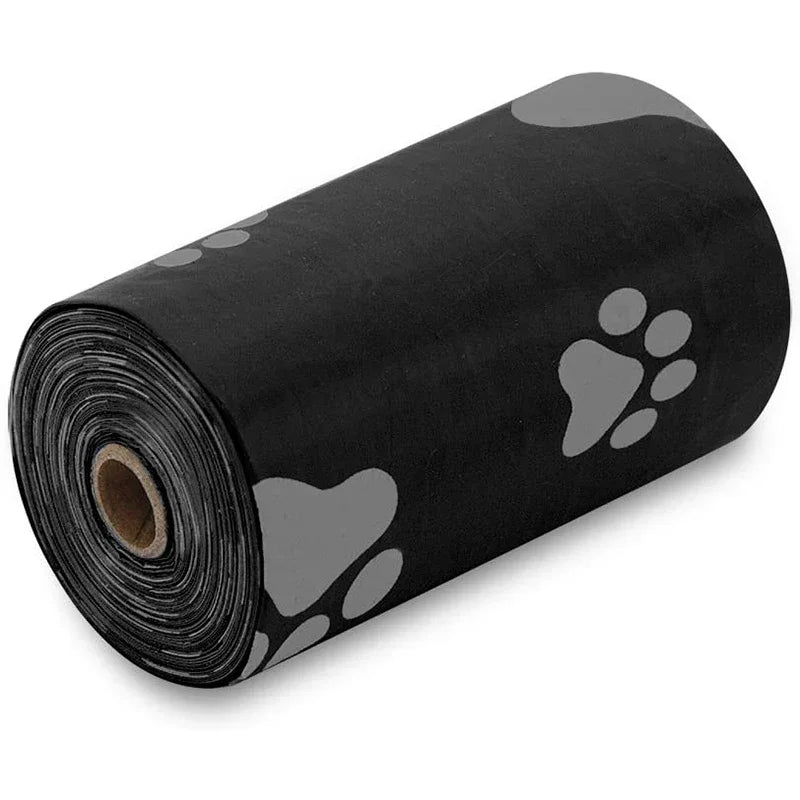 Hairy Pooch Dog Poop Bags – Extra-Thick, Leak-Proof & Lightly Scented, 75 Bags (5 Rolls)